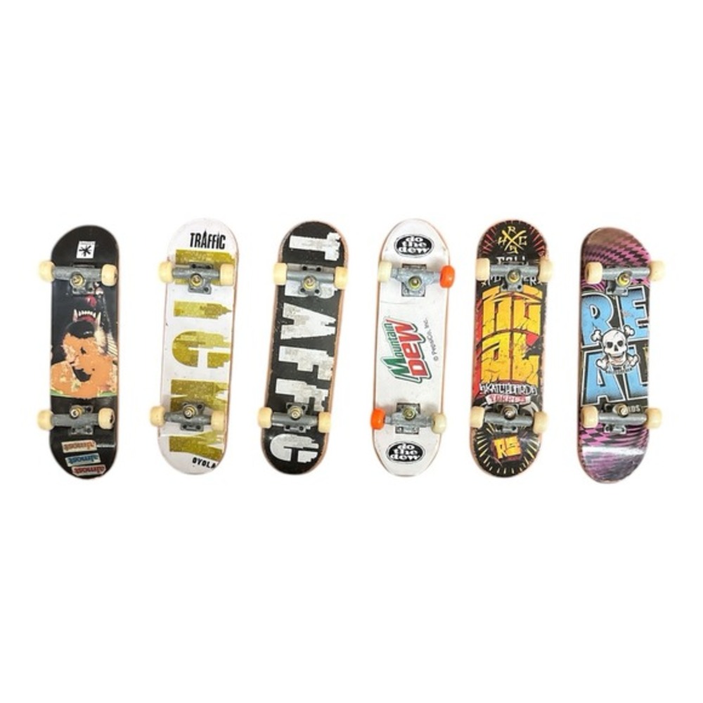 Original Almost ,Traffic, Real, Tech Deck Lot Of 6‎ Skateboards